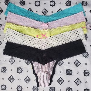 NWT VS Panties Bundle (5) Size OS